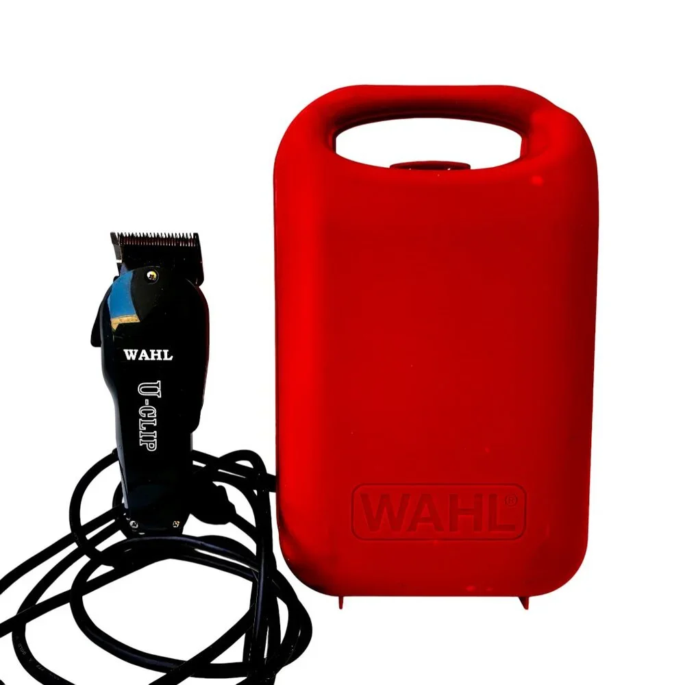 Wahl U-CLIP Electric Animal Pet Clippers Corded Blue with Case Grooming